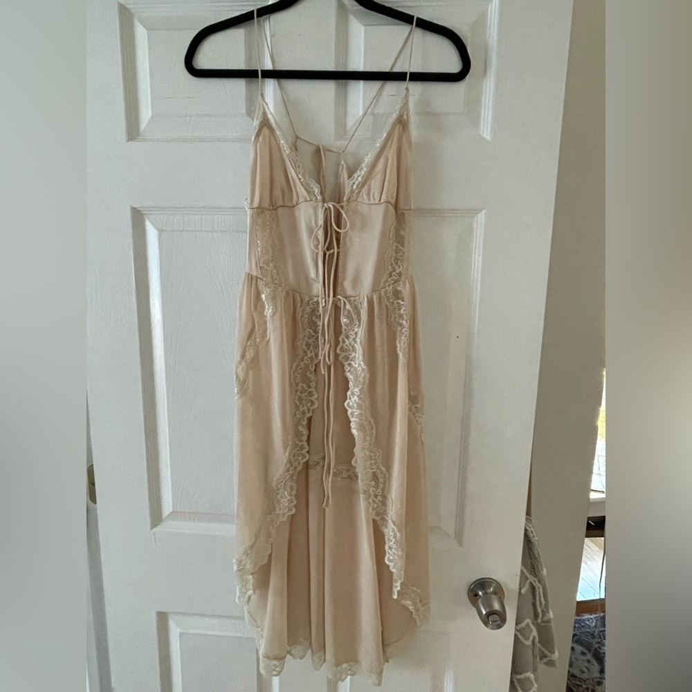 New Free People Lace Detail Slip Dress